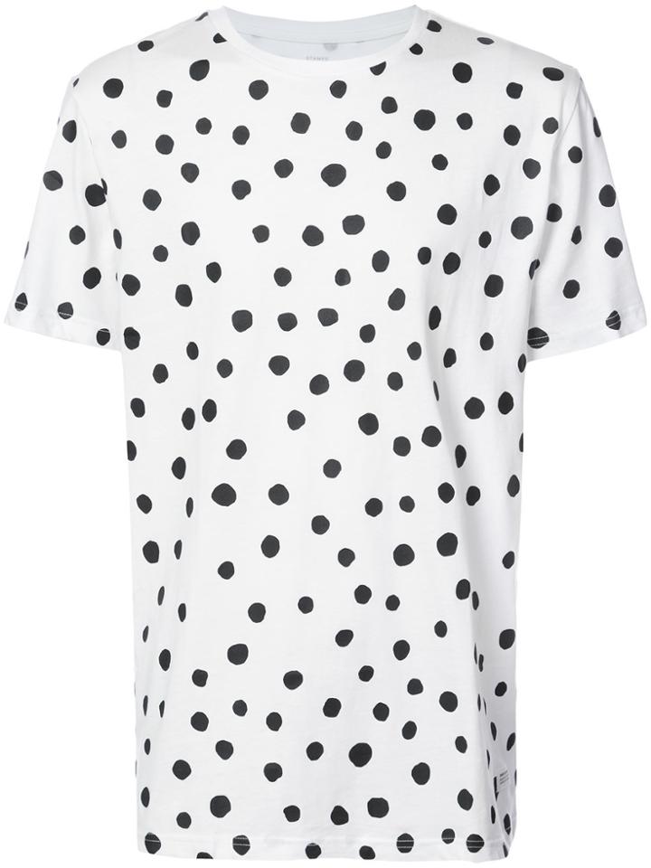 Stampd Dots Print Top - White