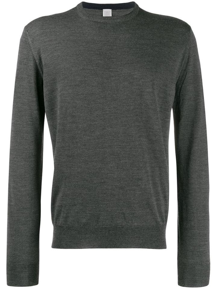 Eleventy Long Sleeve Jumper - Grey
