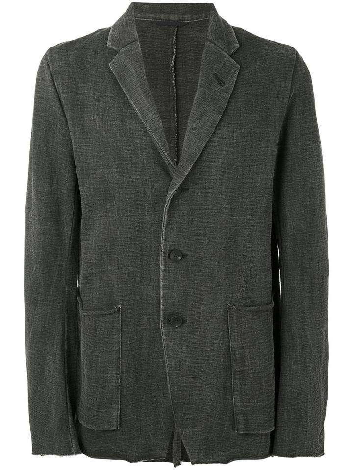 The Viridi-anne - Two Button Blazer - Men - Cotton - 3, Grey, Cotton