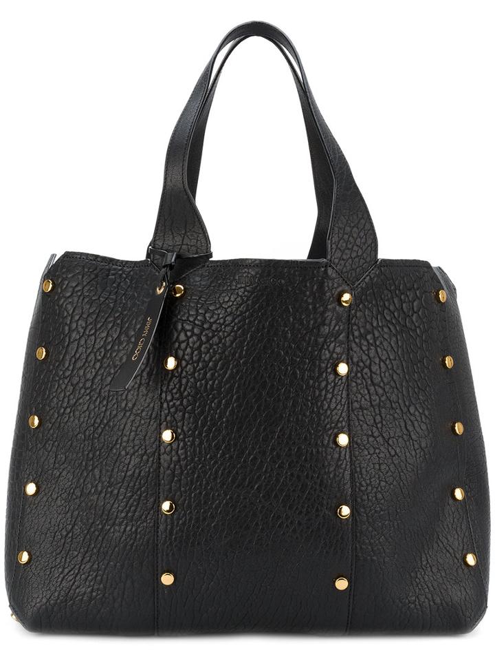 Jimmy Choo - Lockett Shopper Tote - Women - Leather - One Size, Black, Leather