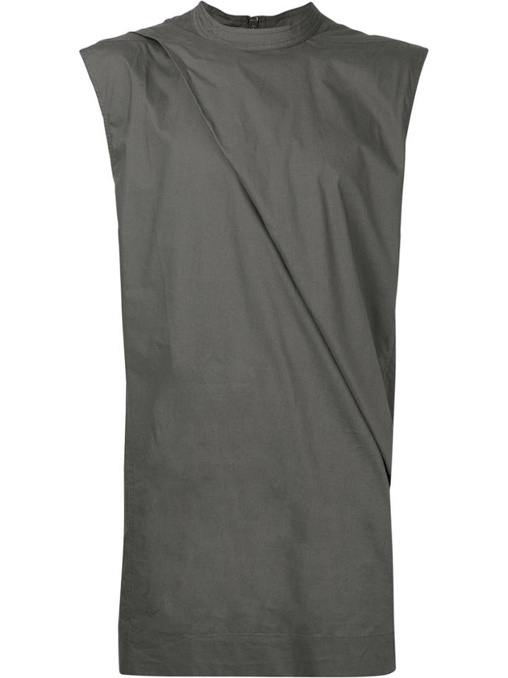 Rick Owens Drkshdw Sleeveless T-shirt - Brown