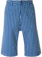 Diesel Striped Shorts, Men's, Size: 32, Blue, Cotton