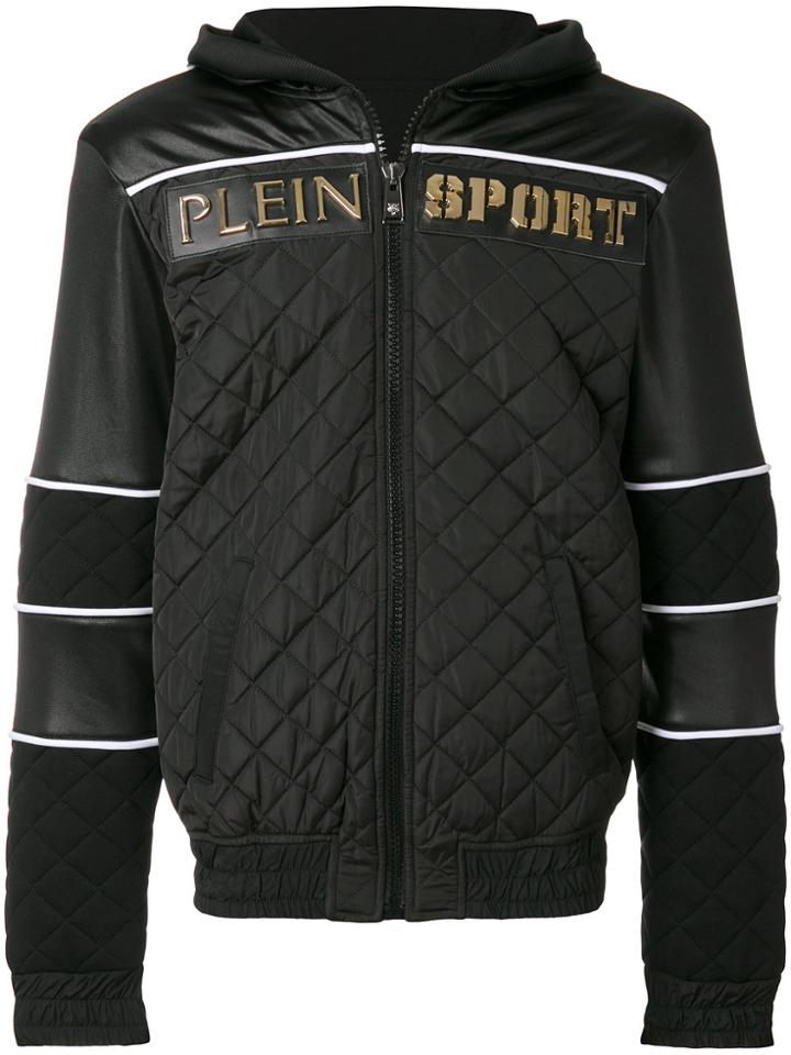 Plein Sport Quilted Sport Jacket - Black
