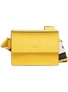 Fendi Buckle Strap Shoulder Bag - Yellow & Orange