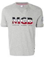 Moncler Logo Print Sweatshirt T-shirt - Grey