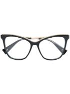 Marc Jacobs Eyewear Oversized Embellished Glasses - Black