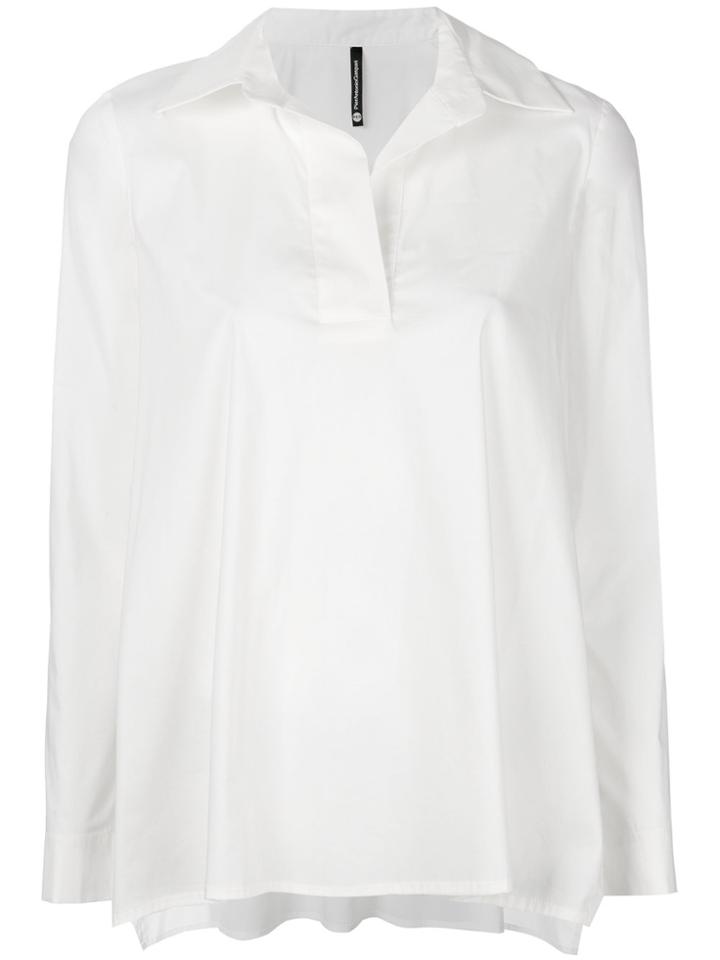 Pierantoniogaspari Cutaway Collar Shirt - White
