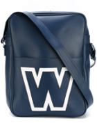 Walter Van Beirendonck Vintage Logo Print Shoulder Bag, Adult Unisex, Blue