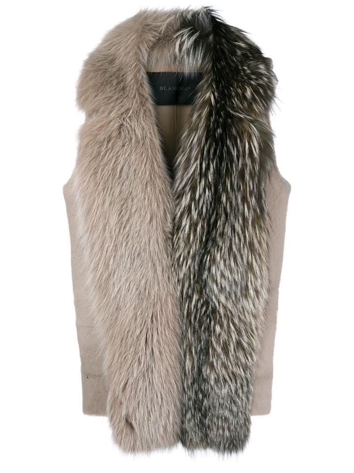 Blancha Longline Gilet - Neutrals