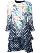Peter Pilotto Floral Tiered Dress