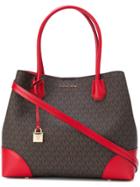 Michael Michael Kors Padlock Tote - Brown