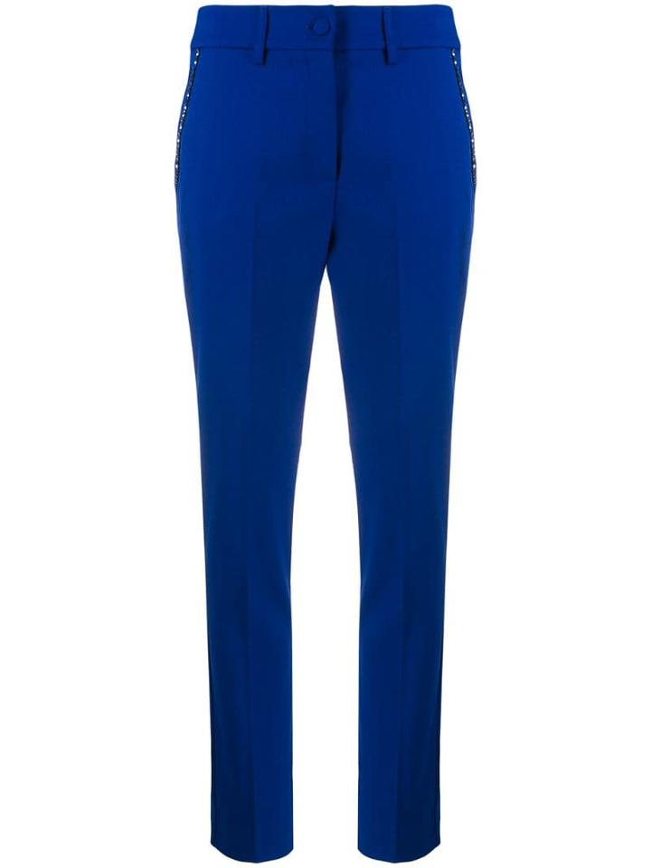 Blumarine Cropped Trousers - Blue