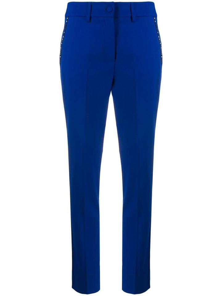 Blumarine Cropped Trousers - Blue