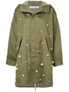 Tu Es Mon Trésor Big Pearl Parka - Green