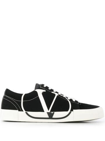 Valentino Valentino Garavani V Logo Sneakers - Black