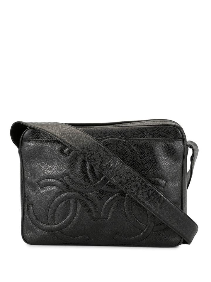Chanel Pre-owned Triple Cc Shoulder Bag - Black