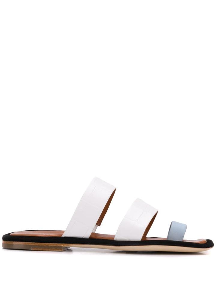 Rejina Pyo Larissa Square Toe Sandals - White