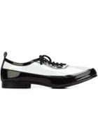 Comme Des Garçons 'clear' Oxford Shoes - Black