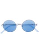 Linda Farrow Round Sunglasses - Blue