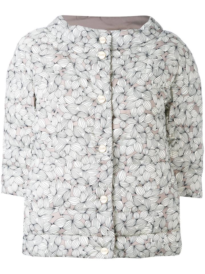 Herno Printed Puffer Jacket - Nude & Neutrals