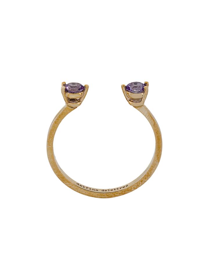 Delfina Delettrez Dots Topaz Ring - Metallic