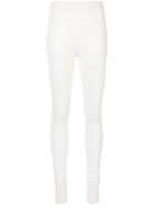 Jil Sander Ribbed Leggings - Nude & Neutrals