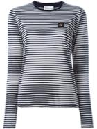 Red Valentino Longsleeved Striped T-shirt