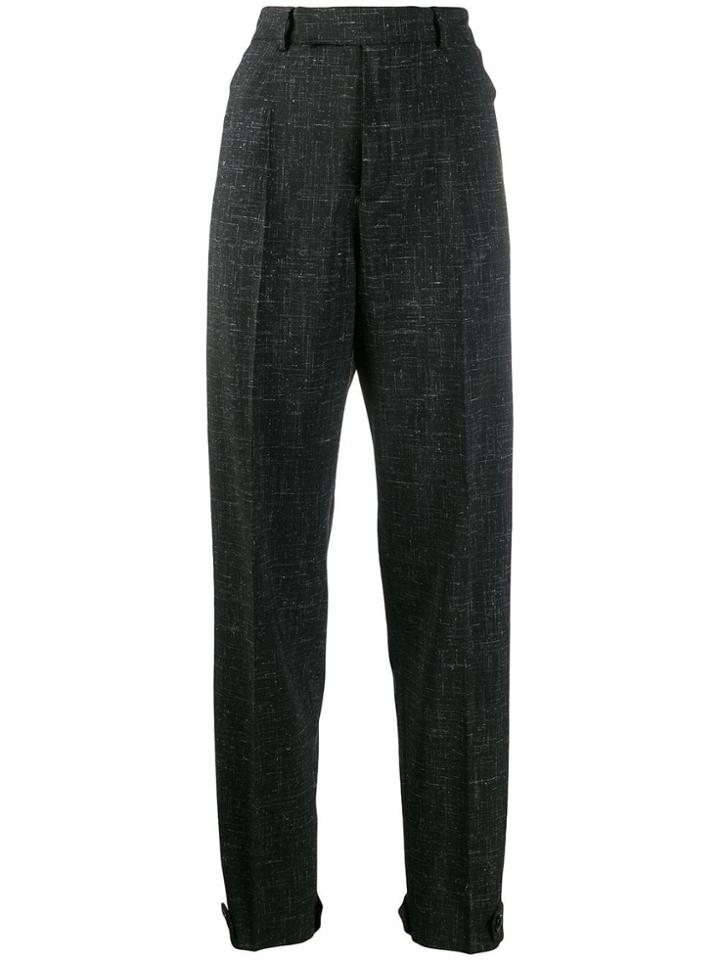 Hope High-waist Tapered Trousers - Black