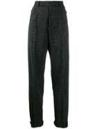 Hope High-waist Tapered Trousers - Black