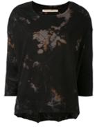 Loose Fit T-shirt - Women - Cotton/polyester - 1, Black, Cotton/polyester, Raquel Allegra