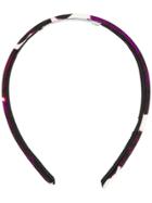 Erdem Floral Headband - Purple
