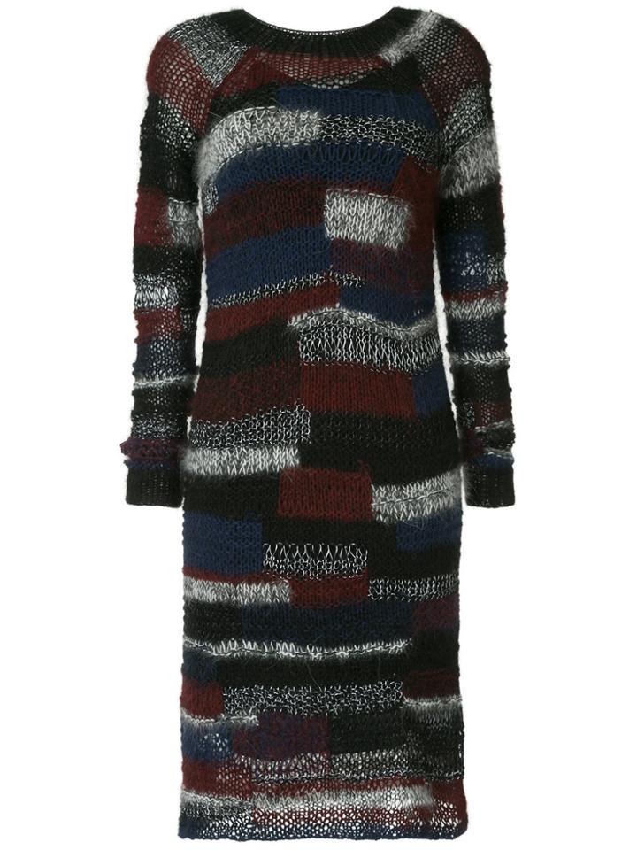 Rosetta Getty Striped Sweater Dress - Multicolour