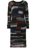 Rosetta Getty Striped Sweater Dress - Multicolour