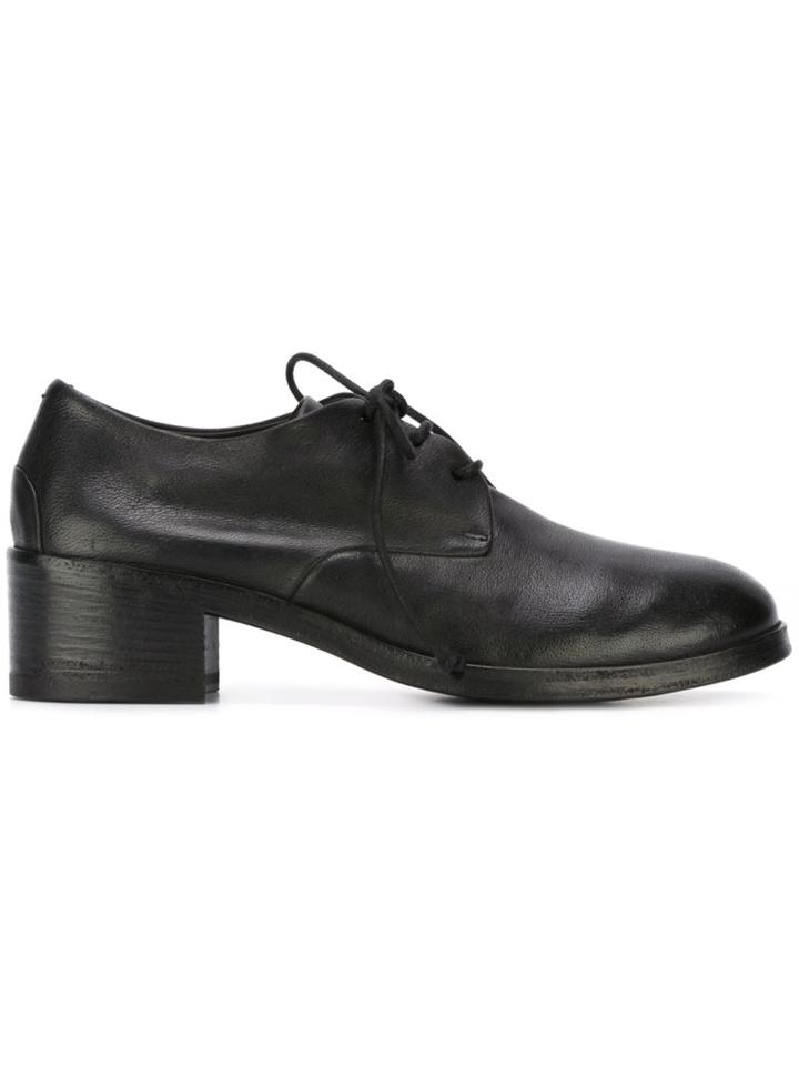 Marsèll Mid Heel Lace-up Shoes, Women's, Size: 37, Black, Leather/rubber