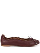See By Chloé Stitched Ballerina Flats - Purple