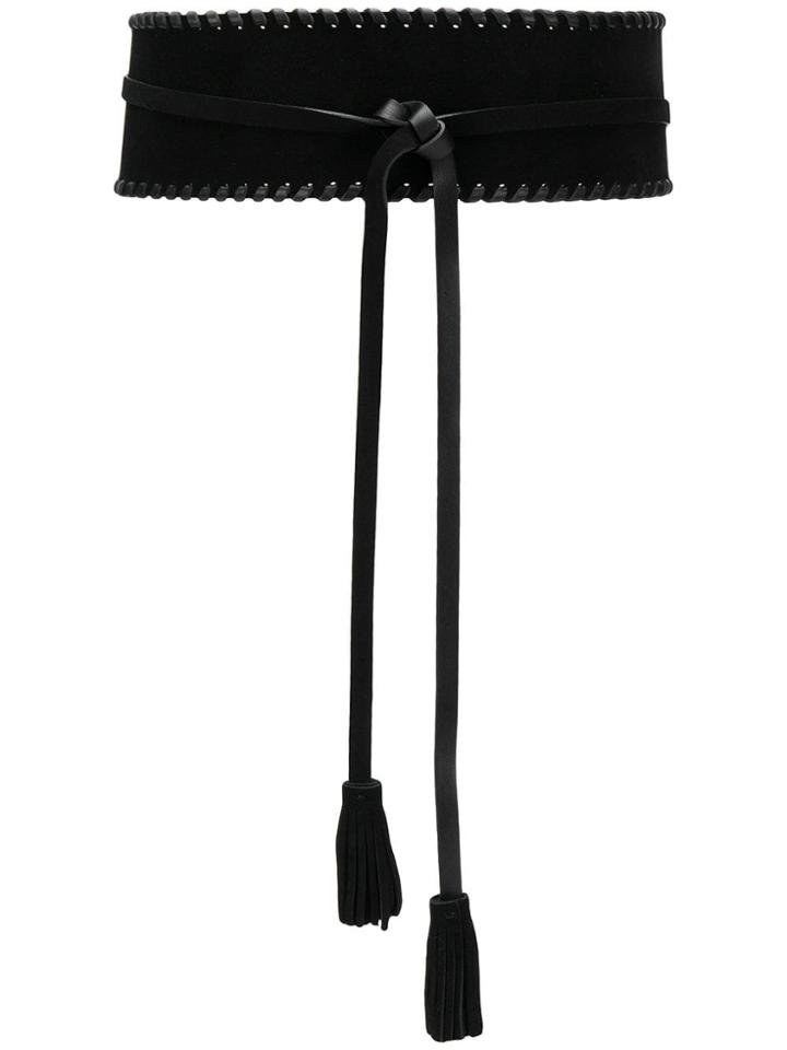 Twin-set Woven Waist Belt - Black