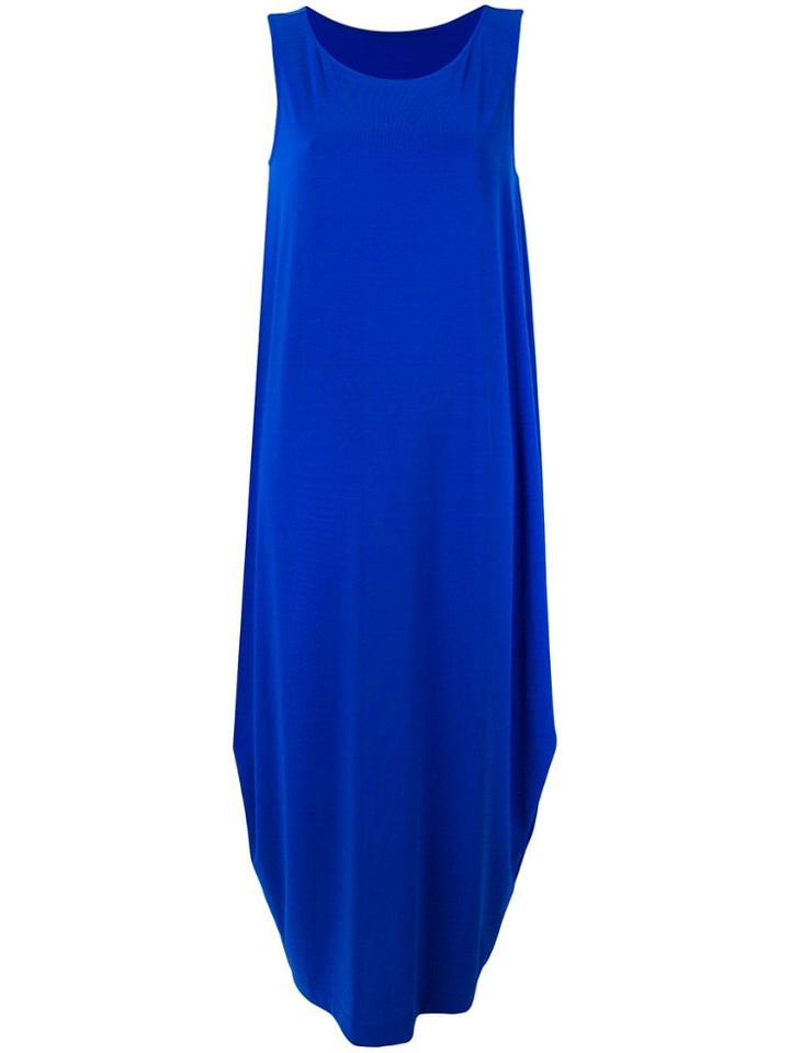 Issey Miyake Sleeveless Maxi Dress - Blue