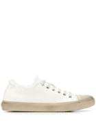 Saint Laurent Toe Cap Sneakers - White