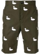 Thom Browne Duck Embroidery Chino Short - Green