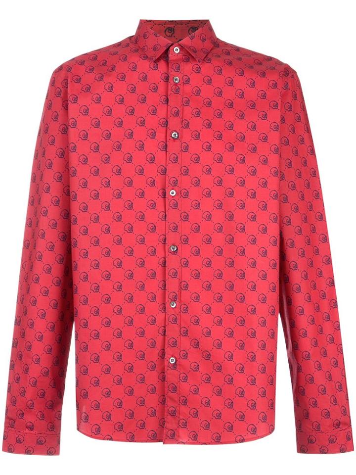 Gucci Gucci Ghost Duke Shirt - Red