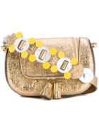 Anya Hindmarch - 'circulus Mini Vere' Satchel - Women - Leather - One Size, Yellow/orange, Leather