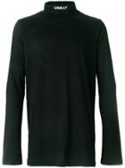 Ex Infinitas Turtle Neck Printed Sweater - Black