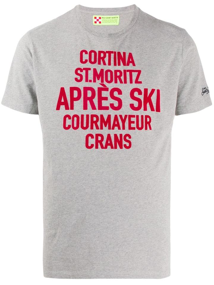 Mc2 Saint Barth Arnott Apres Ski T-shirt - Grey