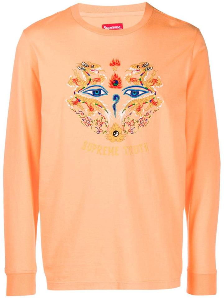 Supreme Truth Long Sleeved Top - Orange