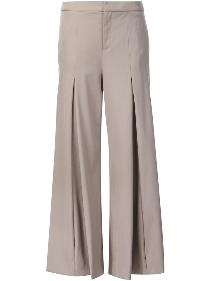 Ralph Lauren Flared Pleated Trousers
