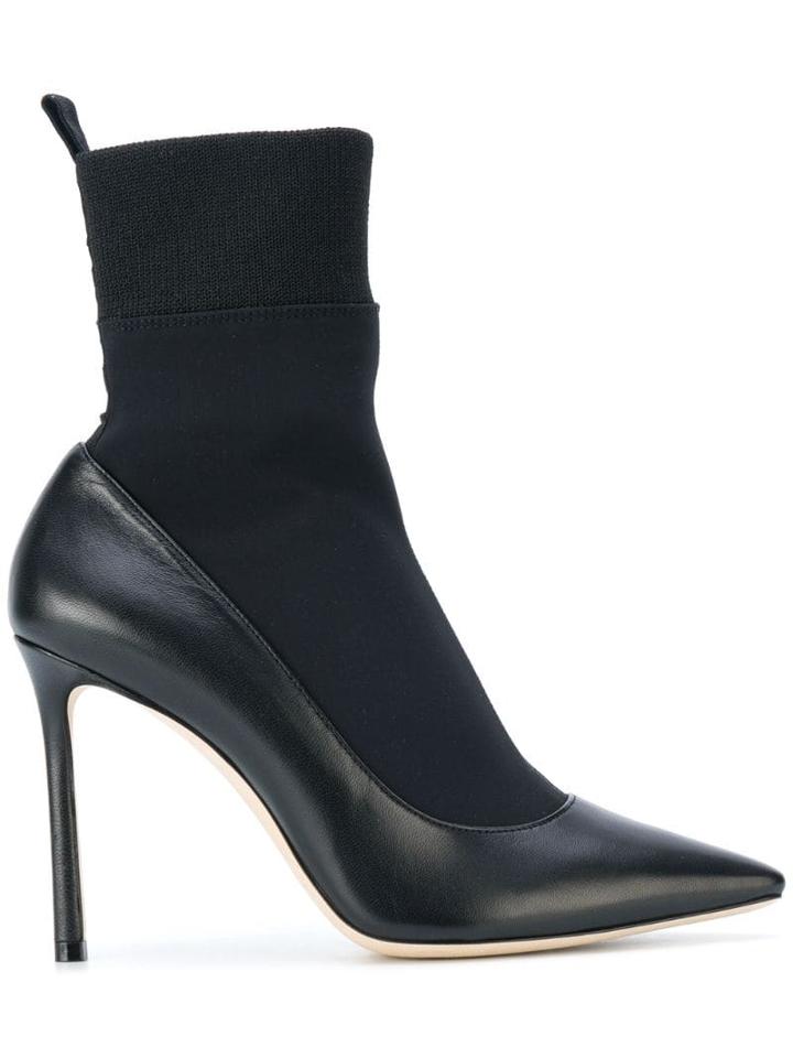 Jimmy Choo Brandon 100 Boots - Black