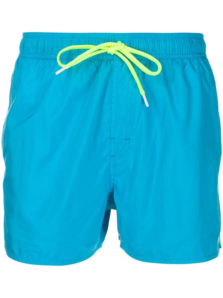 Sun 68 Drawstring Swim Shorts - Blue