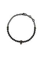 Northskull Atticus Skull Chain Bracelet - Black