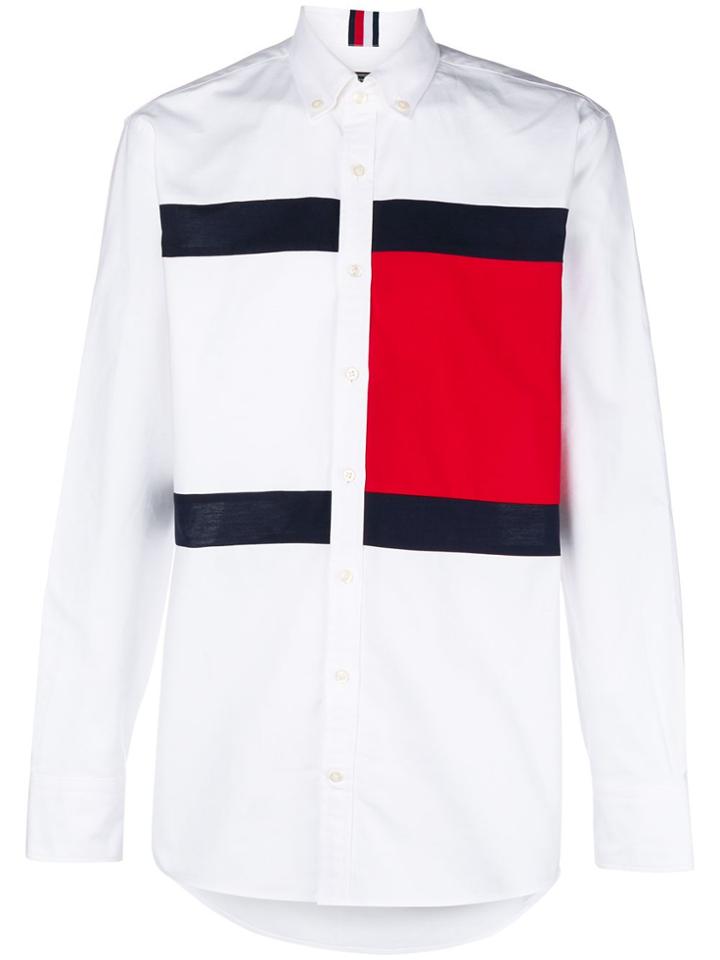 Hilfiger Collection Logo Print Shirt - White