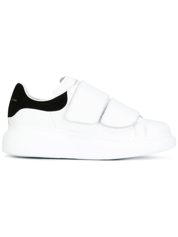 Alexander Mcqueen Extended Sole Sneakes - White